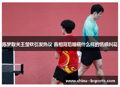 陈梦取关王楚钦引发热议 真相背后暗藏什么样的情感纠葛 陈梦取关王楚钦引发热议 真相背后暗藏什么样的情感纠葛