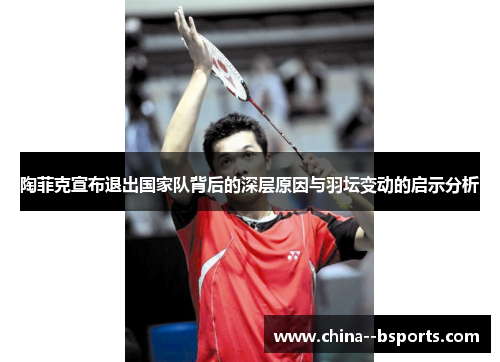 陶菲克宣布退出国家队背后的深层原因与羽坛变动的启示分析